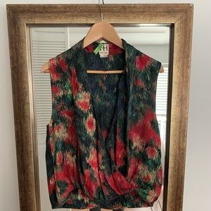 Haute Hippie Silk Sleeveless Top